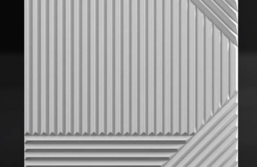 Гипсовая 3д панель «OSB-1» модель 221