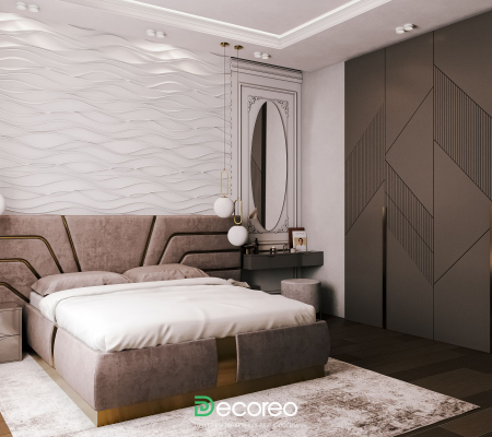 Гипсовые панели волна «Onde» модель 001