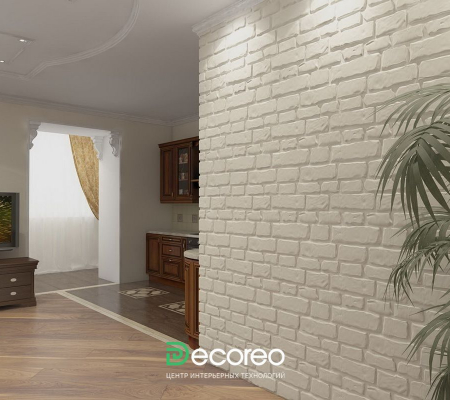 3д панели для стен под кирпич модель 018