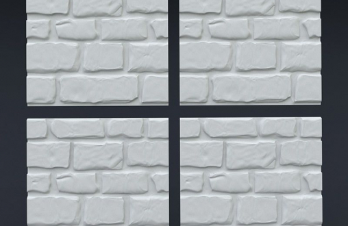 3д панели для стен под кирпич модель 018
