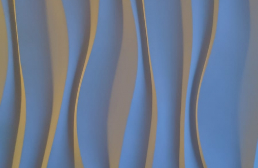 Гипсовая 3д панель «Водопад» модель 035