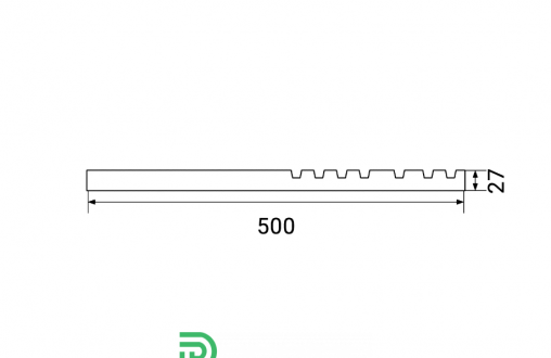 Панели из гипса «Сиена» модель 095