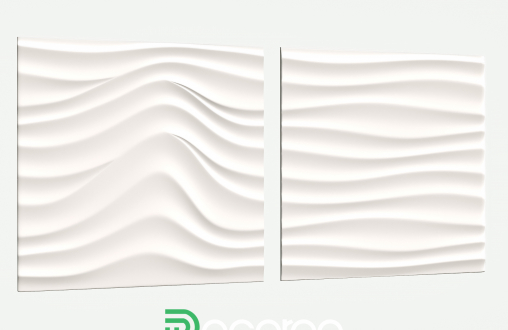 Панель волна гипсовая «Высокая волна» модель 002