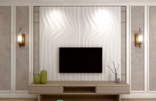 Панель волна гипсовая «Высокая волна» модель 002