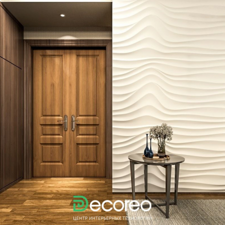 Панель волна гипсовая «Высокая волна» модель 002