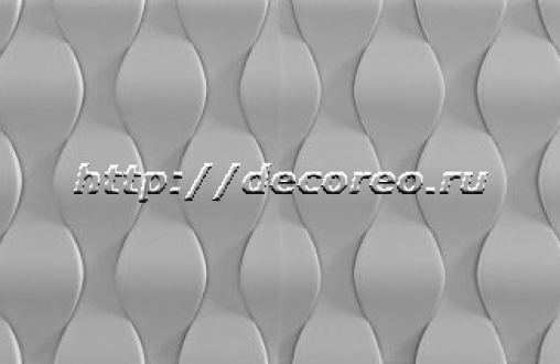 3д панель гипсовая «Браво» модель 004