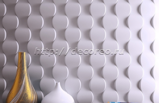 3д панель гипсовая «Браво» модель 004