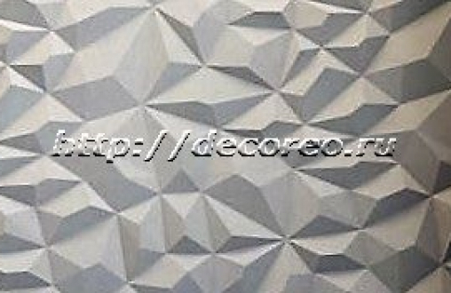 Гипсовая 3д панель «Мелкий кристалл» модель 005