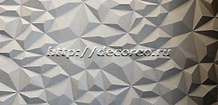 Гипсовая 3д панель «Мелкий кристалл» модель 005