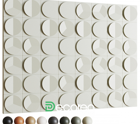 Гипсовая 3D панель «Giro» модель 013