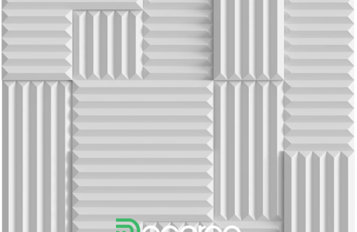 Гипсовая 3D панель «Tetris» модель 014