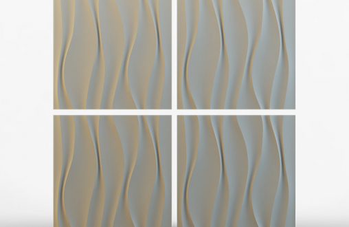 Гипсовая 3д панель «Водопад» модель 035