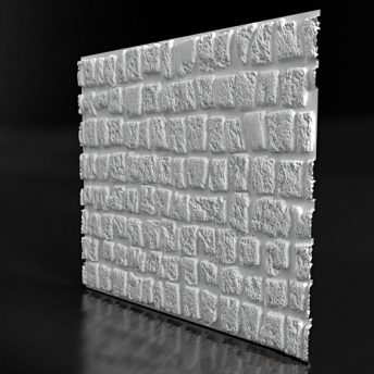 Гипсовая 3д панель «Горный камень» модель 183