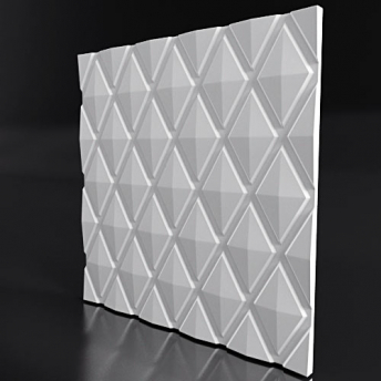 Гипсовая 3д панель «Диамант» модель 187