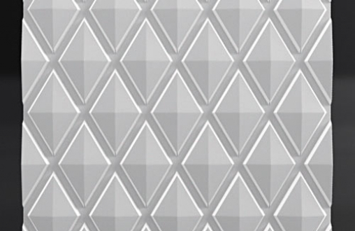 Гипсовая 3д панель «Диамант» модель 187