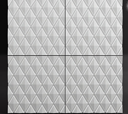 Гипсовая 3д панель «Диамант» модель 187