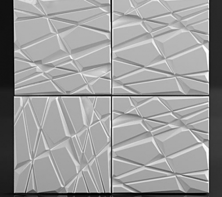 Гипсовая 3д панель «Stahl» модель 193