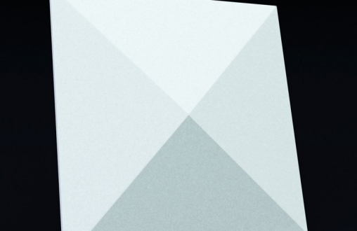 Гипсовая 3д панель «Пирамидка» модель 208