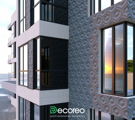 Фасадные панели «Giro» модель 151