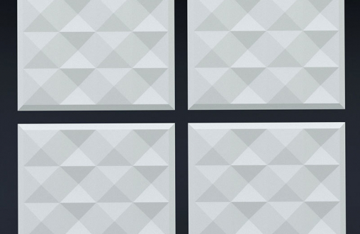 Гипсовая 3д панель «Призма» модель 213