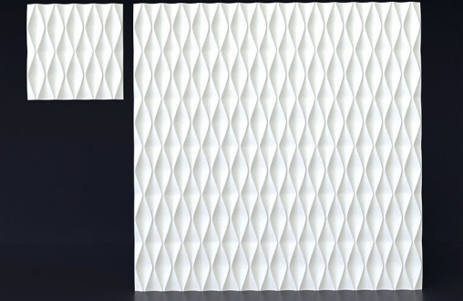 Гипсовая 3д панель «Глобула» модель 215