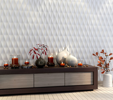 Гипсовая 3д панель «Глобула» модель 215