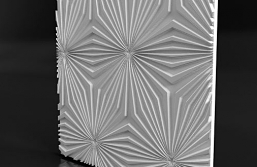 Гипсовая 3д панель «Галакси» модель 233