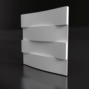 Гипсовая 3д панель «Дуги» модель 236