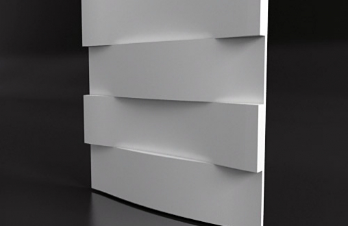 Гипсовая 3д панель «Дуги» модель 236