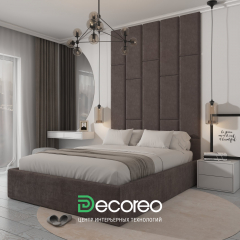 Кровать с мягкими панелями Leila