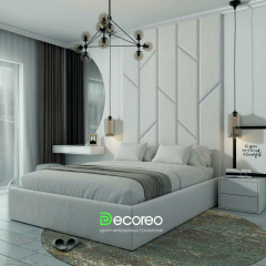 Кровать с мягкими панелями Renny