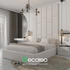 Кровать с мягкими панелями Leila