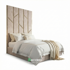 Кровать «Ренни» с высокими мягкими панелями