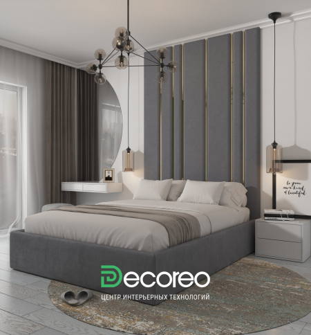 Кровать с мягкими панелями Jessi