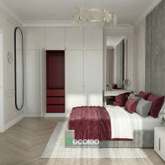 Кровать «Пелитте» с высокими мягкими панелями