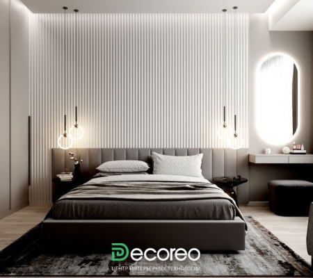 Гипсовая 3д панель «Полоса» модель 256