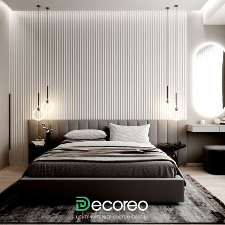 Гипсовая 3д панель «Полоса» модель 256