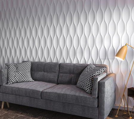 Гипсовая 3д панель «Клипс» модель 261