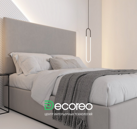 Кровать Sullivan в ткани Флок высшей категории Бэнтли