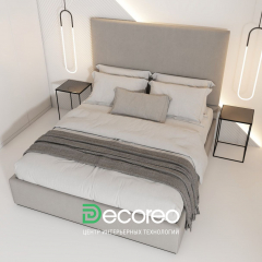 Кровать Sullivan в ткани Флок высшей категории Бэнтли