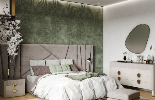 Гипсовая 3д панель Консул 6 радиус модель 306