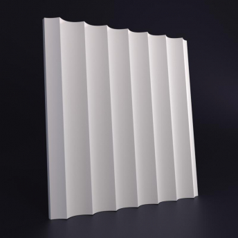 Гипсовая 3д панель «Волна продольная мелкая» модель 270