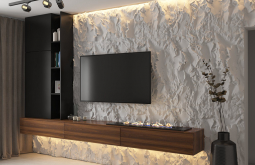 Гипсовая 3д панель «Rocce» модель 273