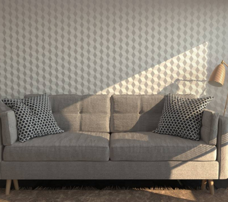 Гипсовая 3Д панель «Грани» модель 276