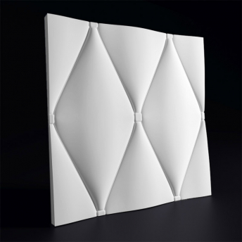 Гипсовая 3Д панель «Кожа вытянутая большая» модель 286