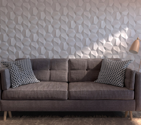 Гипсовая 3Д панель «Шифт» модель 280