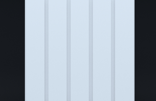 Гипсовая 3д панель «Рейка широкая» модель 298