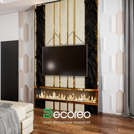 ТВ зона в современном стиле «Гранде 2»