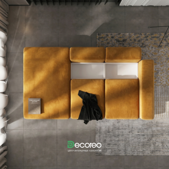 Модульный диван со спальным местом «Остсайд» (Остсайд)