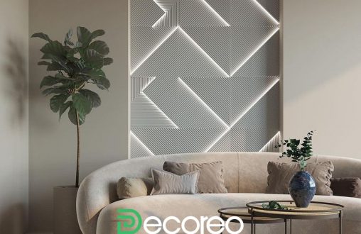 Гипсовая 3д панель Leggero luce модель 305а